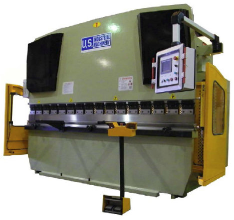 US  INDUSTRIAL  125  TON  CNC  HYDRAULIC  PRESS  BRAKE